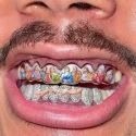Iced Out 925 Silver VVS Moissanite Teeth Grillz Custom Diamond Tester Approved Grillz