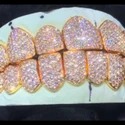 Iced Out 925 Silver VVS Moissanite Teeth Grillz Custom Diamond Tester Approved Grillz