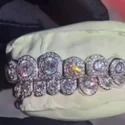 Iced Out 925 Silver VVS Moissanite Teeth Grillz Custom Diamond Tester Approved Grillz