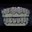 Iced Out 925 Silver VVS Moissanite Teeth Grillz Custom Diamond Tester Approved Grillz