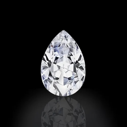 Asscher Cut White Colorless Moissanite Stone