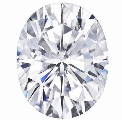 Asscher Cut White Colorless Moissanite Stone