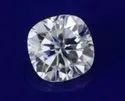 Certified Cushion Cut White Colorless Moissanite Stone