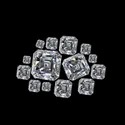Cushion Cut White Colorless Moissanite Stone
