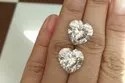 Loose Cushion Cut White Colorless Moissanite Stone