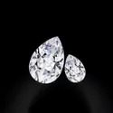 Near White Asscher Cut Moissanite Stone
