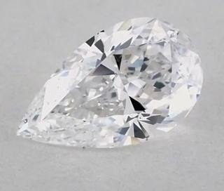 Near White Asscher Cut Moissanite Stone