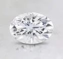 Near White Emerald Cut Moissanite Stone