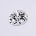 Near White Emerald Cut Moissanite Stone