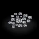Radiant Cut White Colorless Moissanite Stone