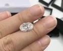 Radiant Cut White Colorless Moissanite Stone