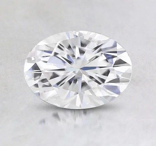 Radiant Cut White Colorless Moissanite Stone