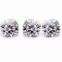 Trillion Cut White Colorless Moissanite Stone