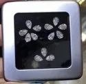 White Asscher Cut Moissanite Stone