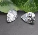 White Asscher Cut Moissanite Stone