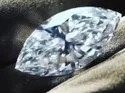 Near White Marquise Cut Moissanite Stone