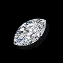 Near White Marquise Cut Moissanite Stone
