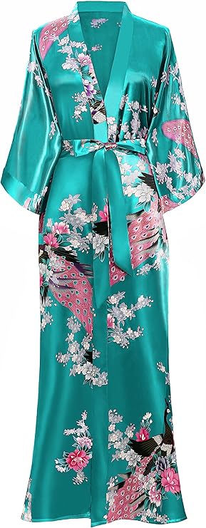 BABEYOND Damen Kimono-Robe lang