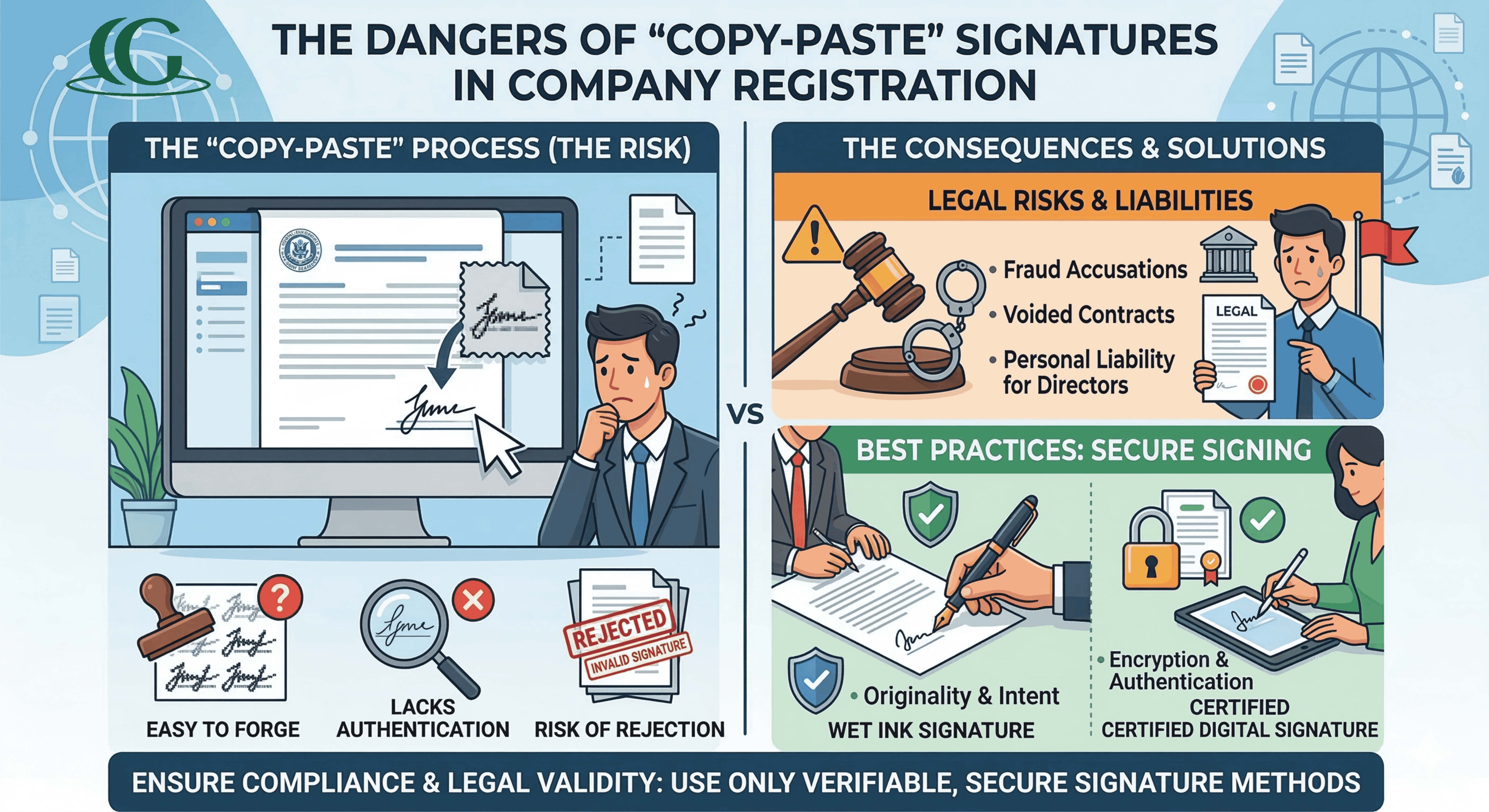 The Dangers of Copy-Paste Signatures in Company Registration
