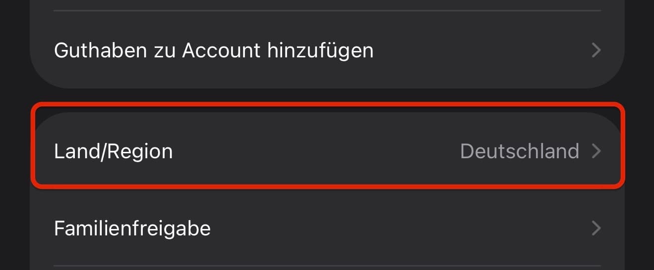 Lokaler Apple Account