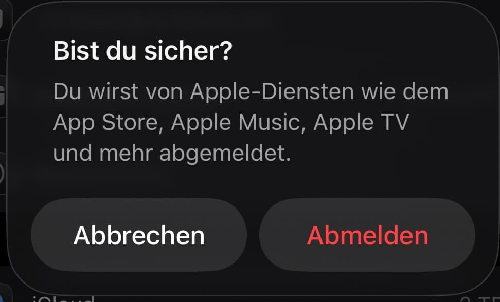 Lokaler Apple Account - Reisetipp - 04 - Allgemein