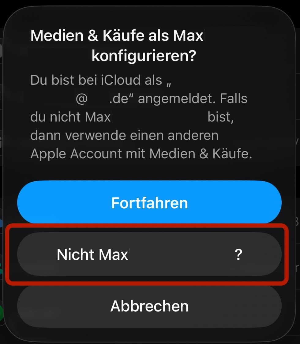 Lokaler Apple Account - Reisetipp - 05 - Allgemein