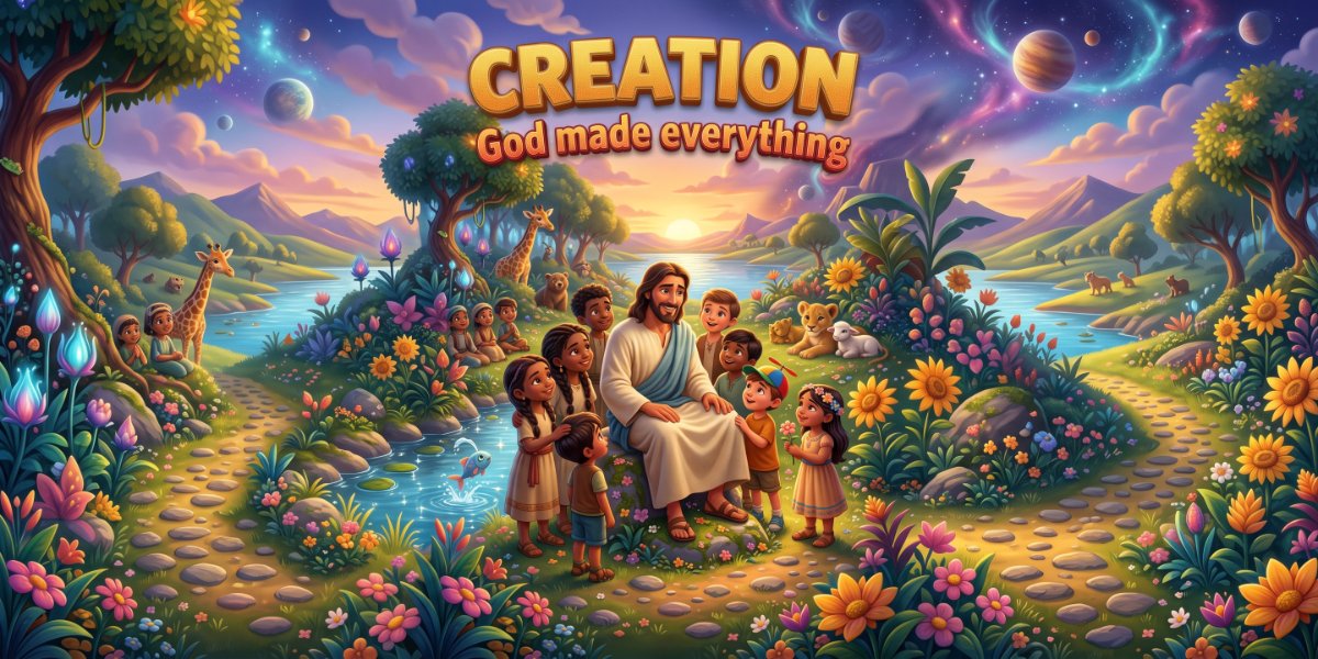 Creation (Genesis 1): Free Sunday School Lesson & Craft