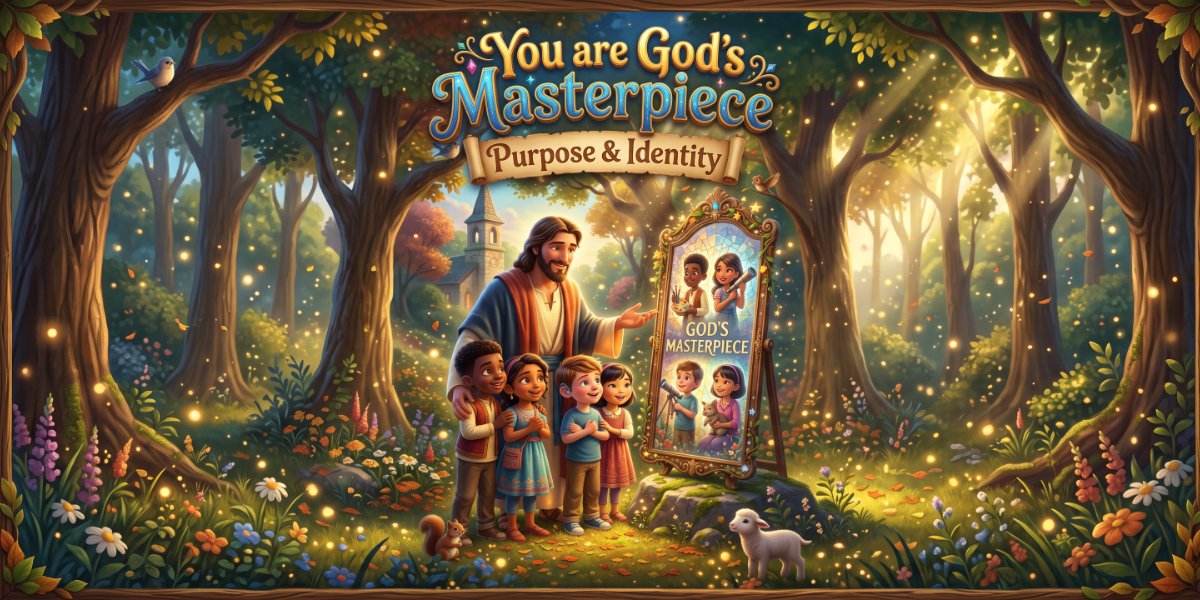 God's Masterpiece (Ephesians 2:10): Free Sunday School Lesson & Craft