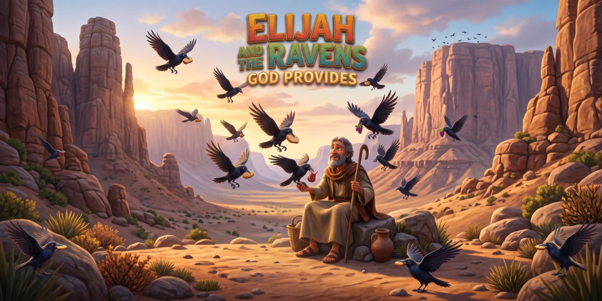 Elijah & the Ravens: Free Printable Lesson & Craft