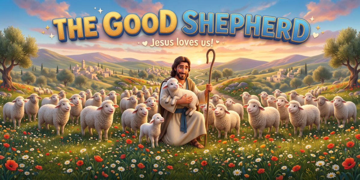 The Good Shepherd & Lost Sheep: Free Sunday School Lesson