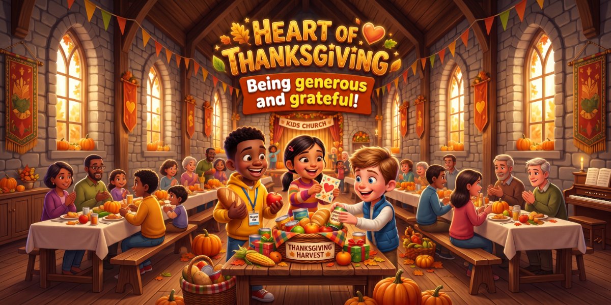 Thanksgiving, Gratitude & Generosity: Free Sunday School Lesson