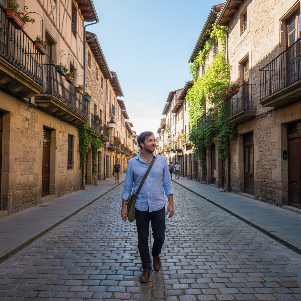 The World Traveler - AI generated dating profile photo