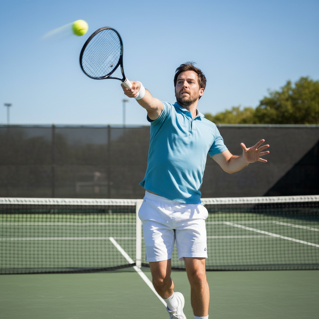 The Sporty Action Shot - AI generated dating profile photo