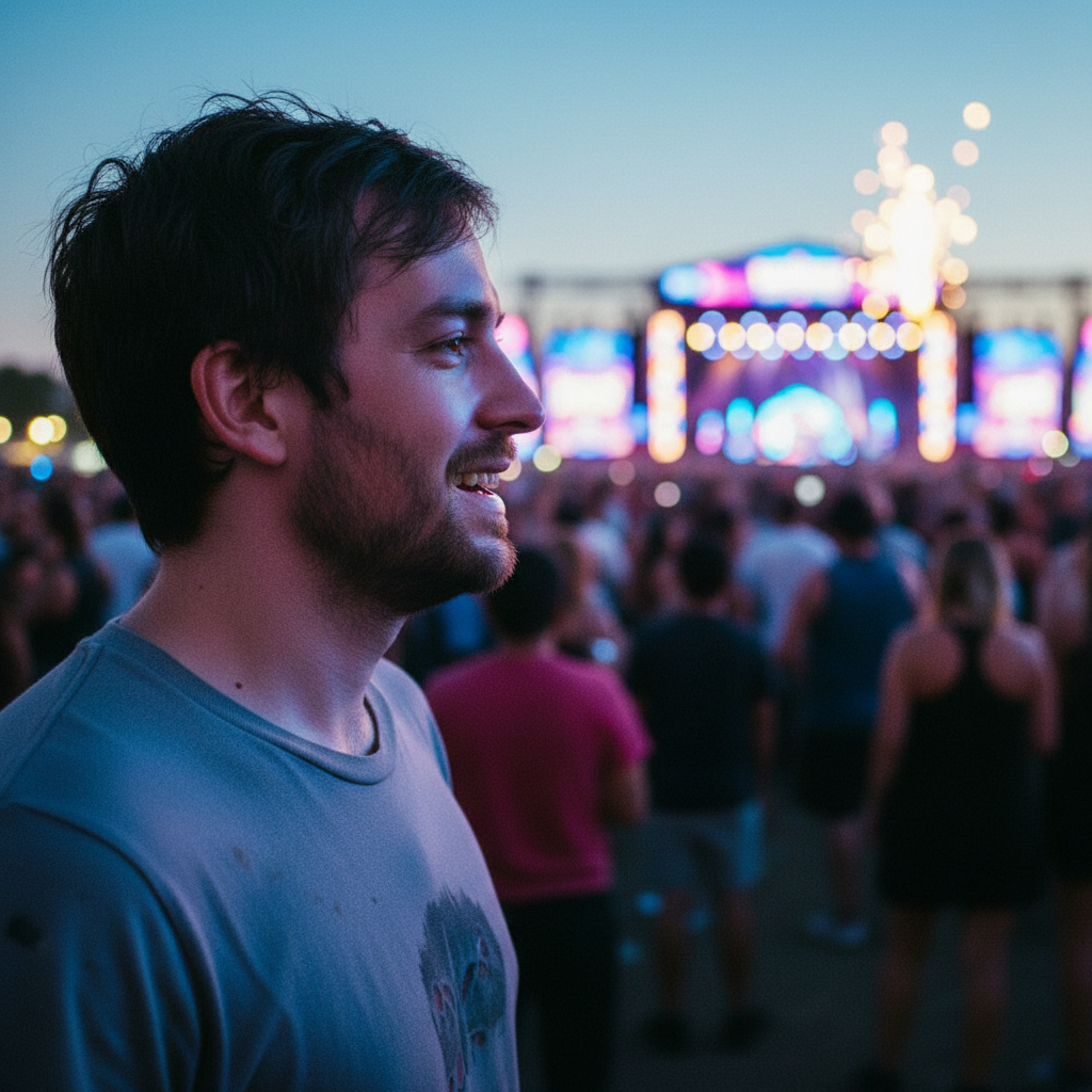 The Music Lover - AI generated dating profile photo