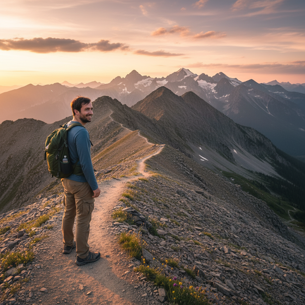 The Outdoor Adventurer - AI generated dating profile photo