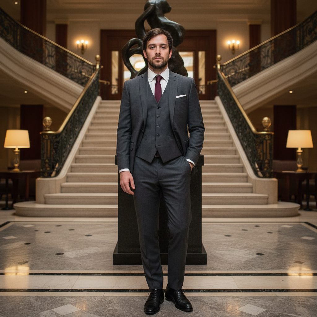 The Dressed-Up Event - AI generated dating profile photo