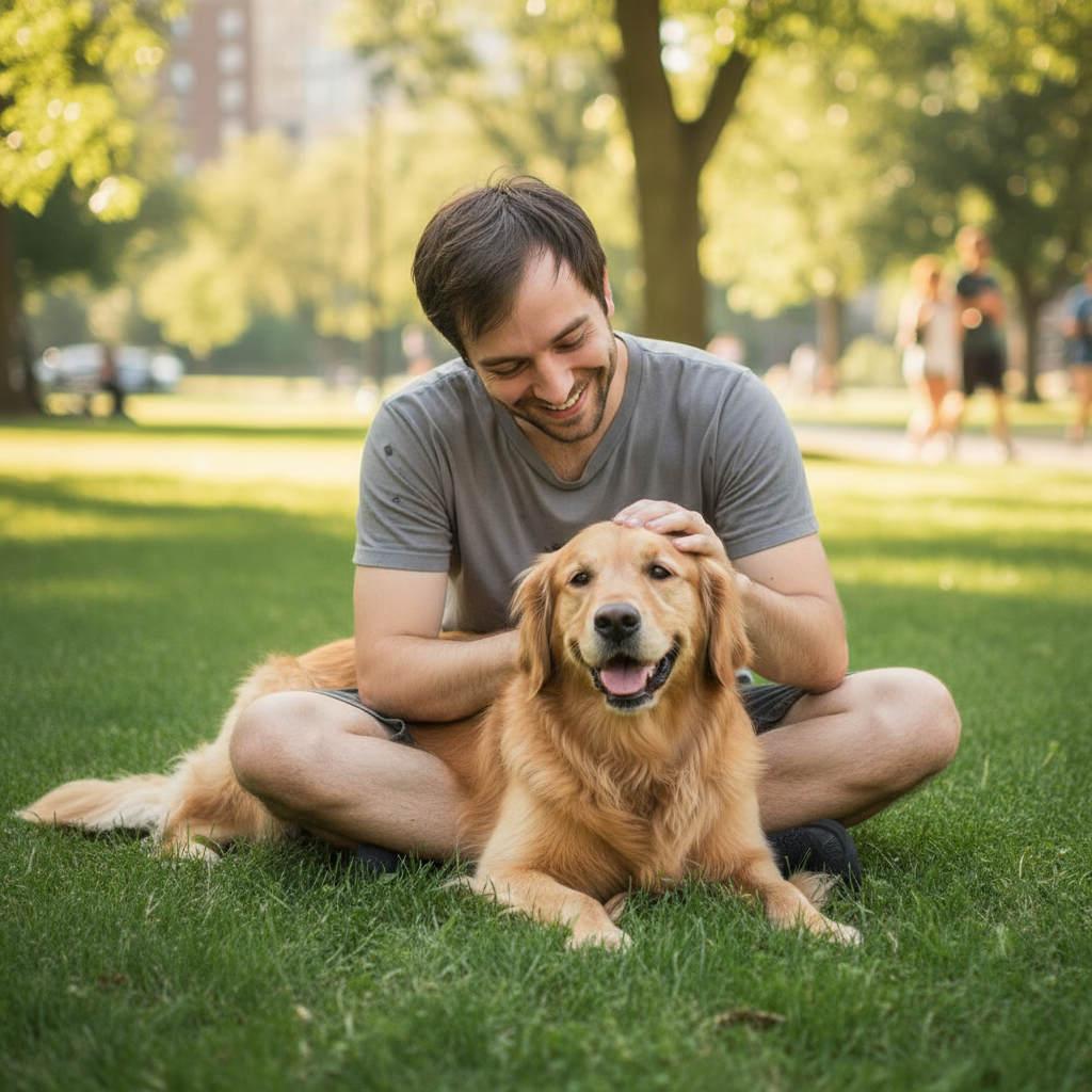 The Animal Lover - AI generated dating profile photo