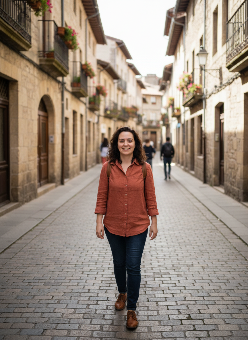 The World Traveler - AI generated dating profile photo