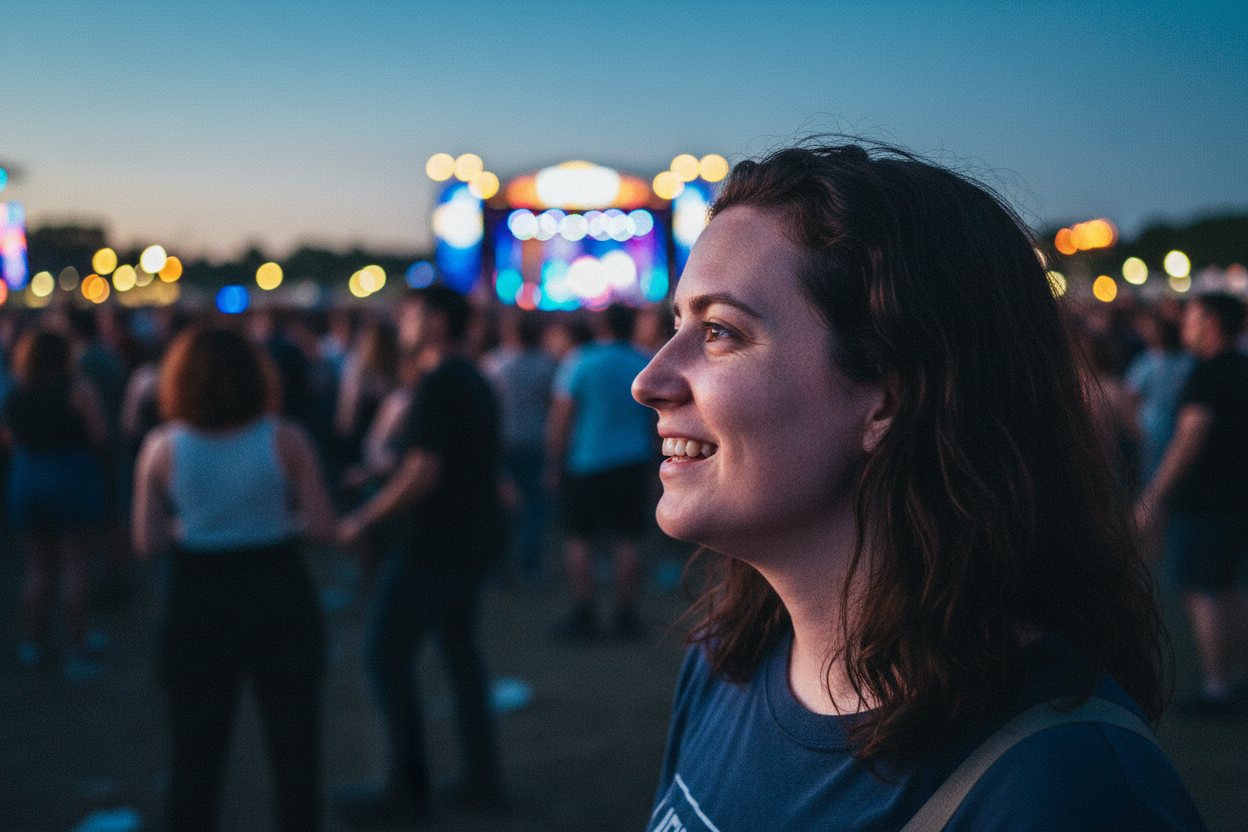 The Music Lover - AI generated dating profile photo