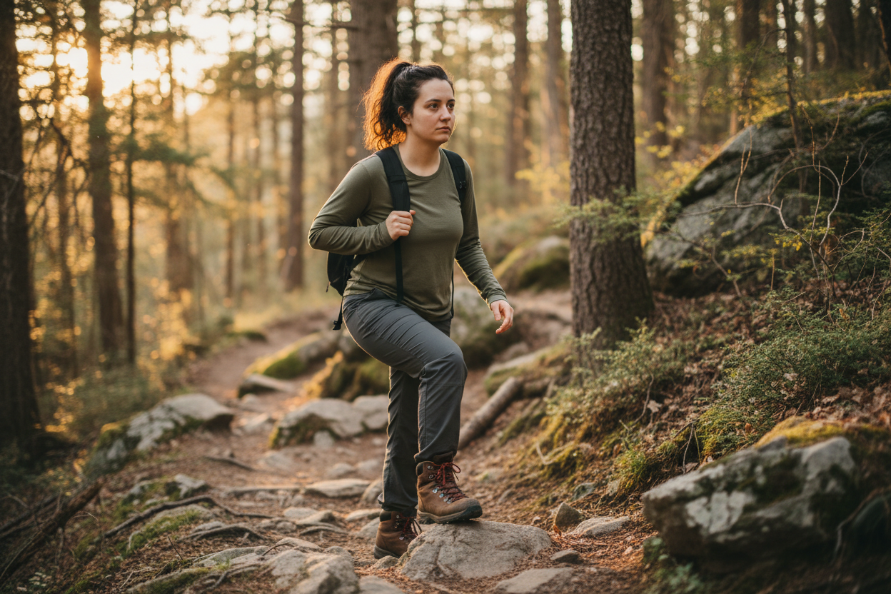 The Rugged Weekend Adventurer female example
