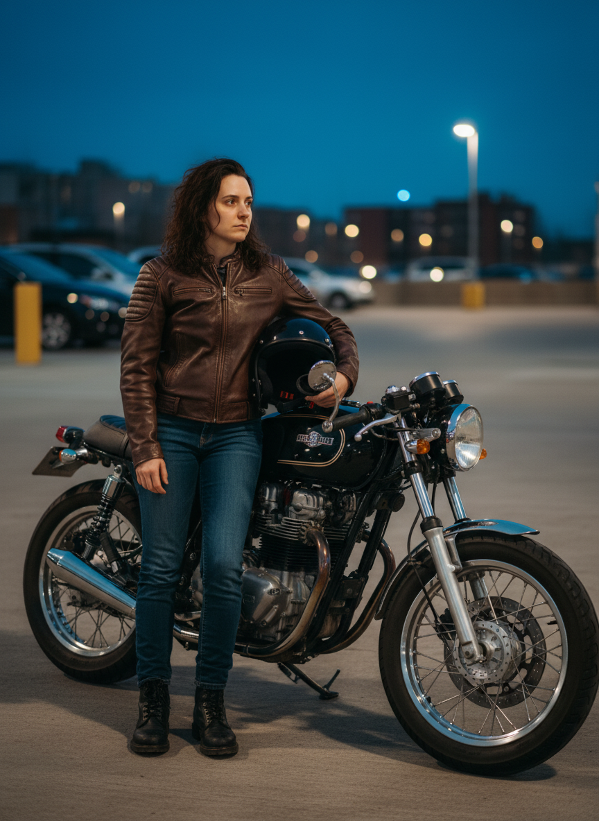 The Motorcycle Standby female example