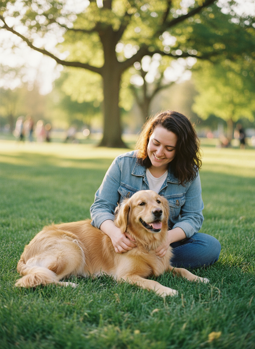 The Animal Lover - AI generated dating profile photo