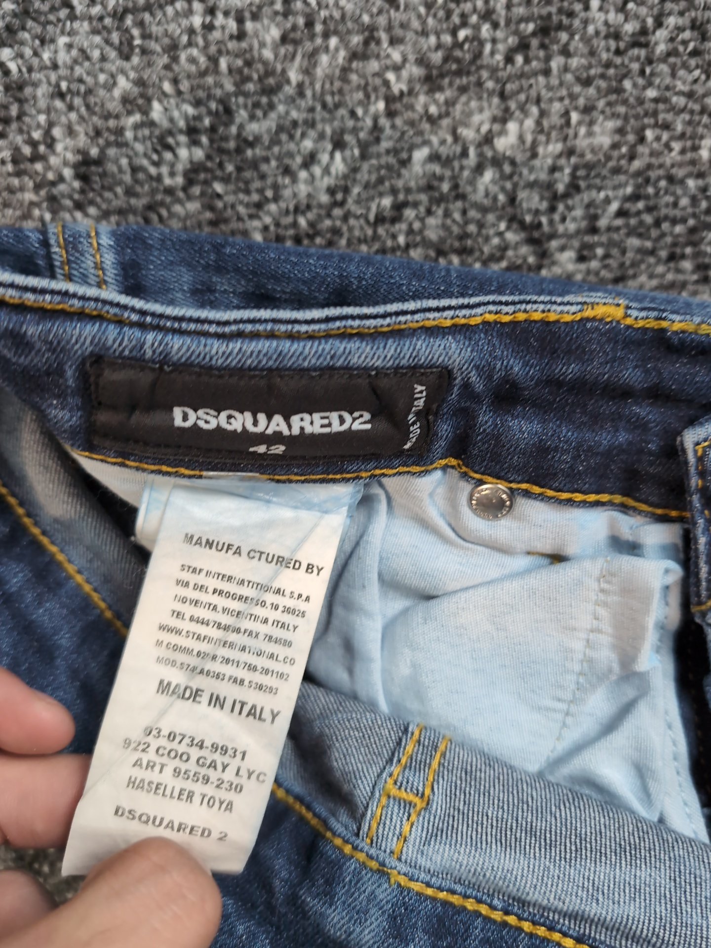 DSQUARED2 Spodnie eleganckie L - zdjęcie 5