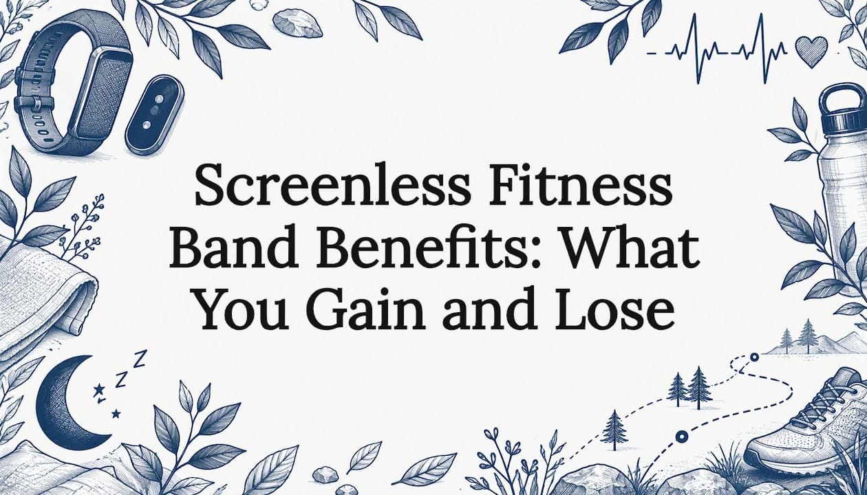 Screenless Fitness Band Benefits: What You Gain and Lose