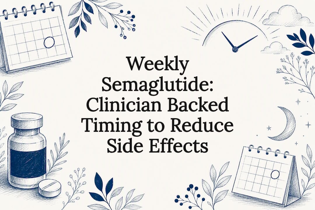 Weekly Semaglutide: Clinician Backed Timing to Reduce Side Effects