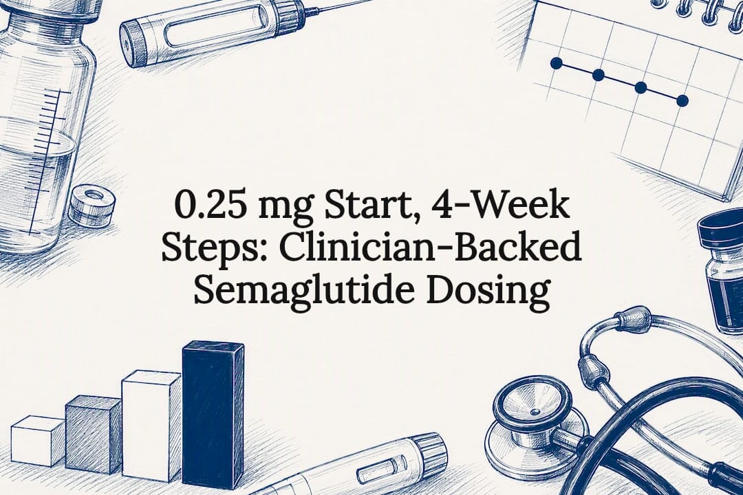 0.25 mg Start, 4-Week Steps: Clinician-Backed Semaglutide Dosing
