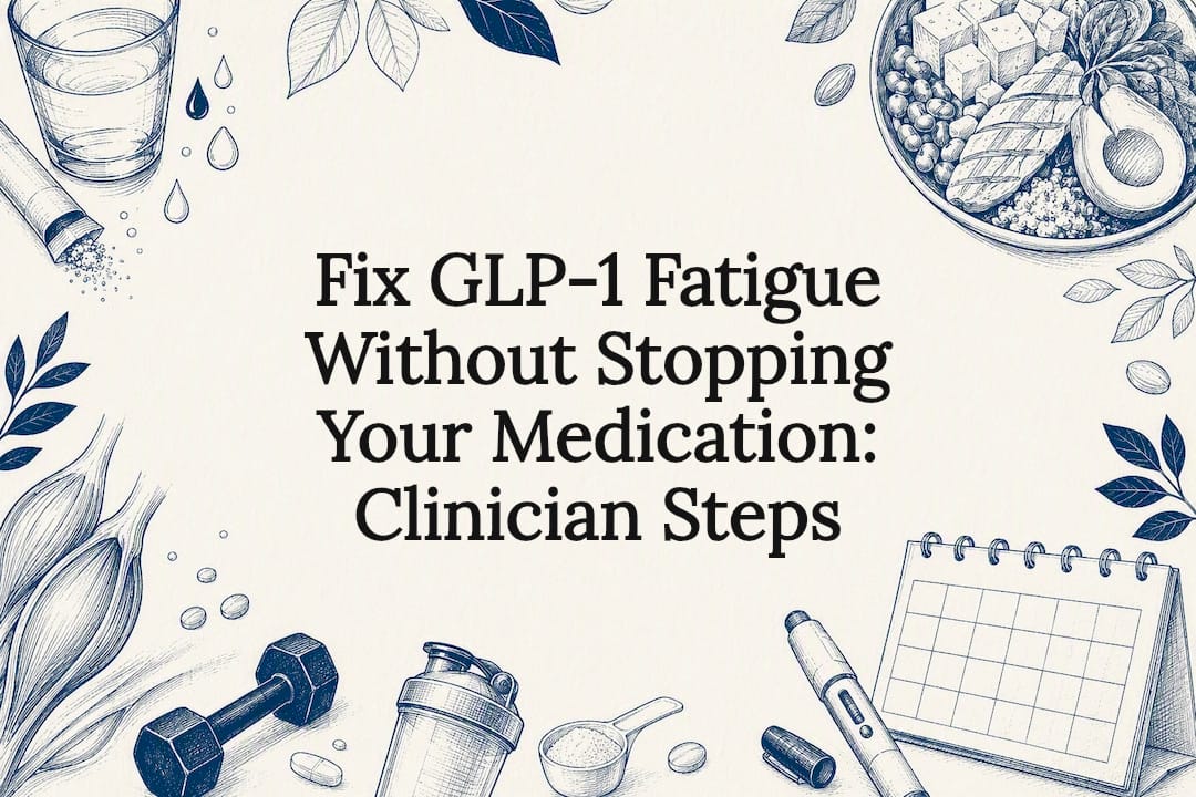 Fix GLP-1 Fatigue Without Stopping Your Medication: Clinician Steps