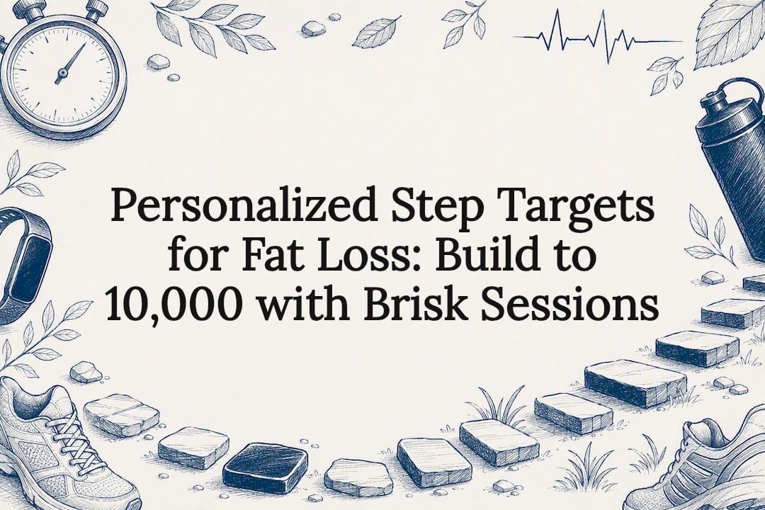 Personalized Step Targets for Fat Loss: Build to 10,000 with Brisk Sessions
