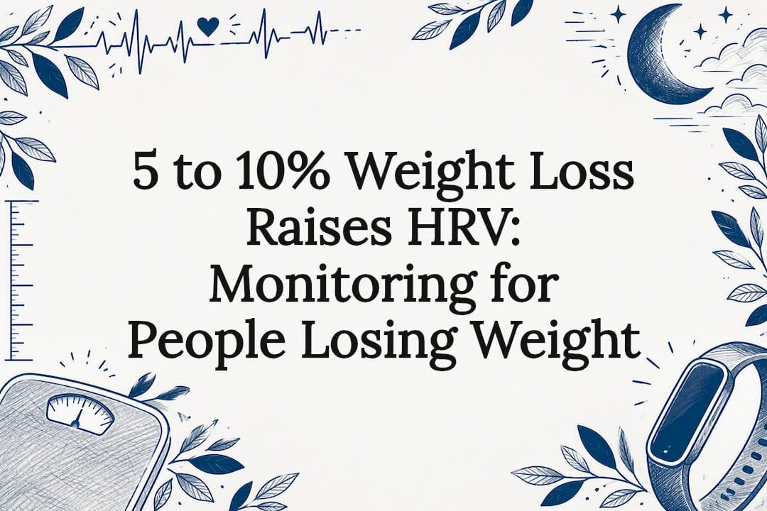 5 to 10% Weight Loss Raises HRV: Monitoring for People Losing Weight