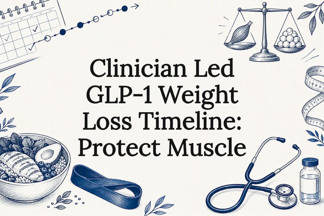 Clinician Led GLP-1 Weight Loss Timeline: Protect Muscle